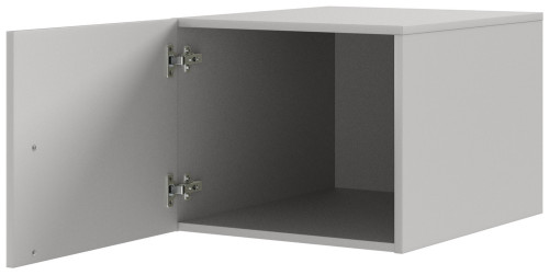 Funkcjonalna nadstawka na szafę słupek BRAGA 50 cm - szary platynowy | Nadstawki meblowe Desire Furniture