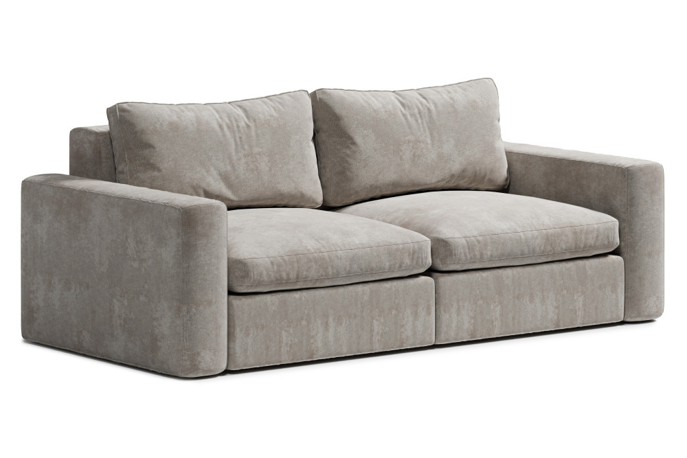 wygodna sofa wypoczynkowa z symetrycznymi bokami