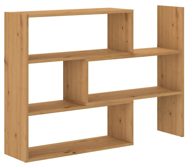Otwarty regał na książki do pokoju KAROL 83 cm - dąb artisan