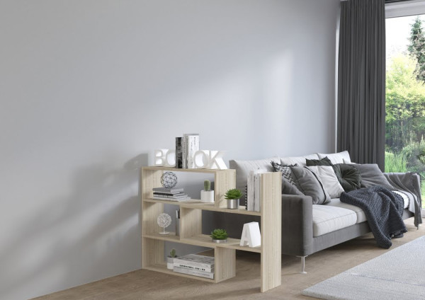Otwarty regał KAROL 83 cm dąb sonoma