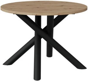 Okrągły stół do jadalni 110 cm OSLO - dąb artisan