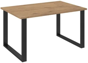 Stół na czarnych nogach IMPERIAL 138x90 cm - dąb lancelot