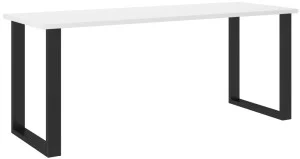 Biały loftowy stół IMPERIAL 185x67 cm