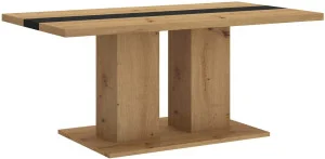 Prostokątny stolik kawowy do salonu BOSTON 110x60 - dąb artisan