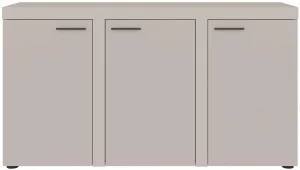 Komoda z szafkami do salonu RUMBA 149 cm, beż piaskowy