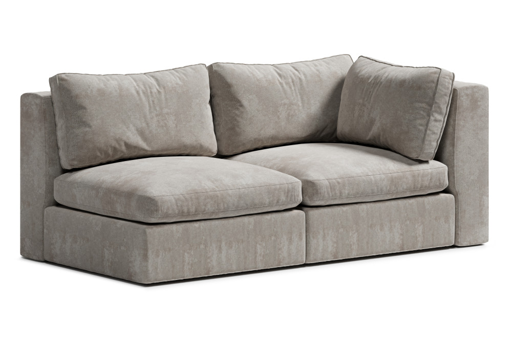 komfortowa sofa wypoczynkowa z wysokim oparciem bocznym