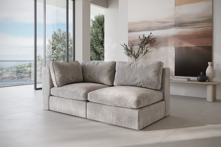 Sofa SOFFICE Model 6 z wyższym boczkiem elegancki design