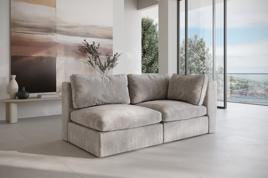elegancka sofa do salonu z wyraźnym wsparciem bocznym