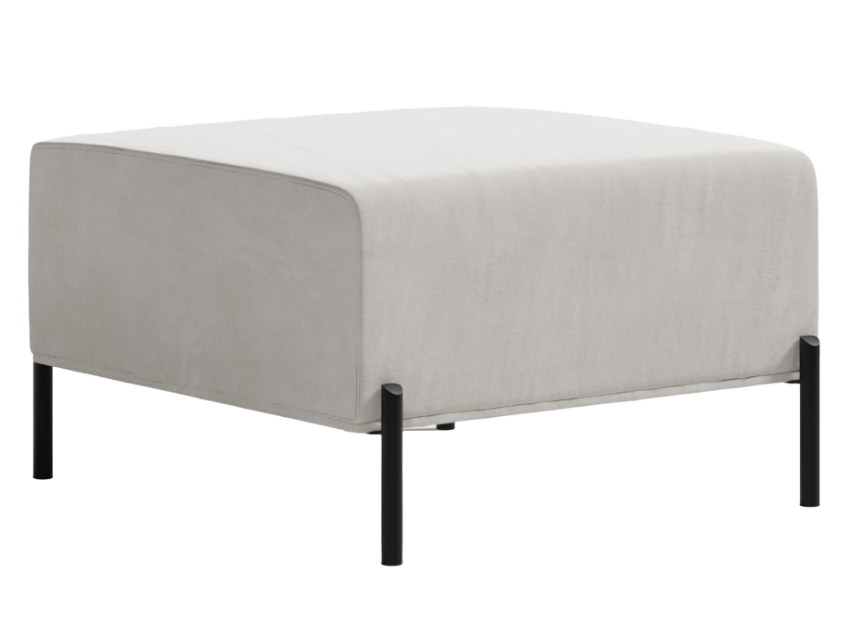 pufa tapicerowana Cuscino w aranżacji salonu