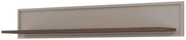 Nowoczesna półka na książki 120 cm ELORA - baltic storm/toffi