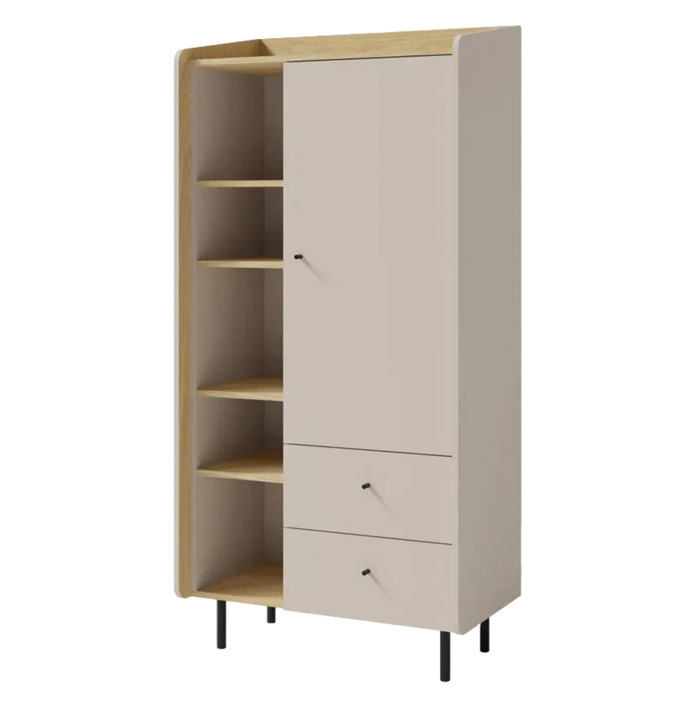 Regał Alessio 80 cm z szufladami – funkcjonalny i elegancki | Desire