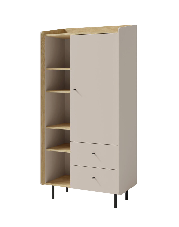 Regał Alessio 80 cm z szufladami – funkcjonalny i elegancki | Desire