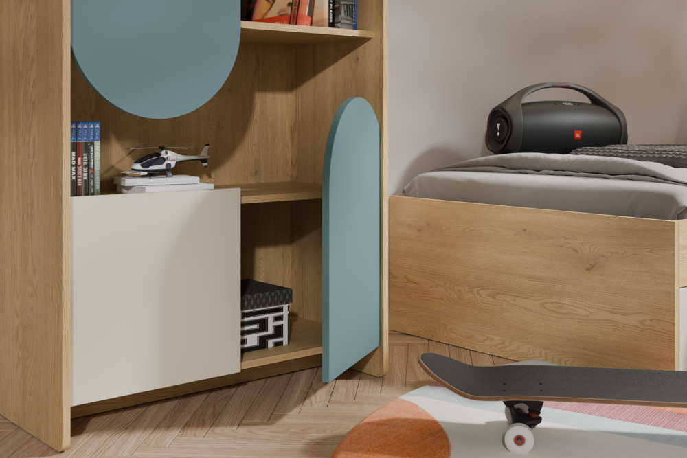 Półka wisząca na książki do pokoju dziecka 80 cm LEXI