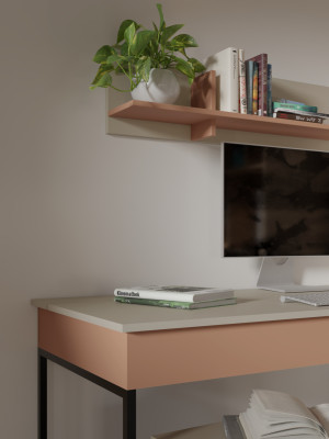 Szafka wisząca do pokoju nastolatka 45 cm LORIN - kaszmir | Szafki wiszące Desire Furniture