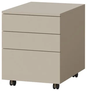Kontenerek biurowy z szufladami 40 cm LORIN - kaszmir