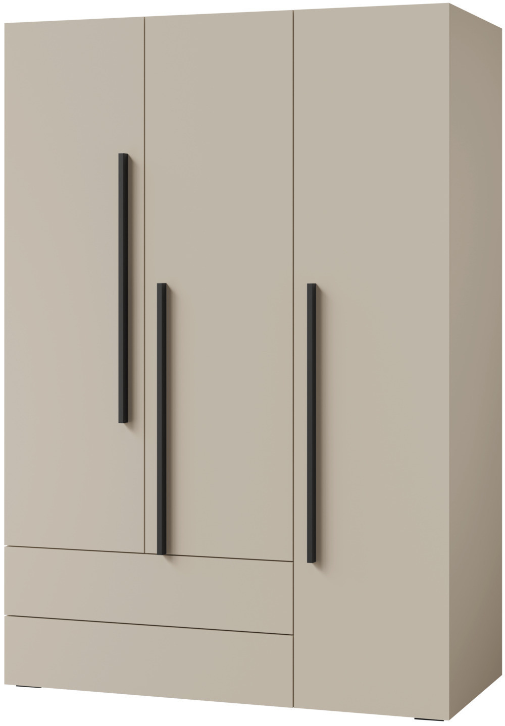 Trzydrzwiowa nadstawka na szafę LORIN 135 cm - kaszmir | Nadstawki meblowe Desire Furniture