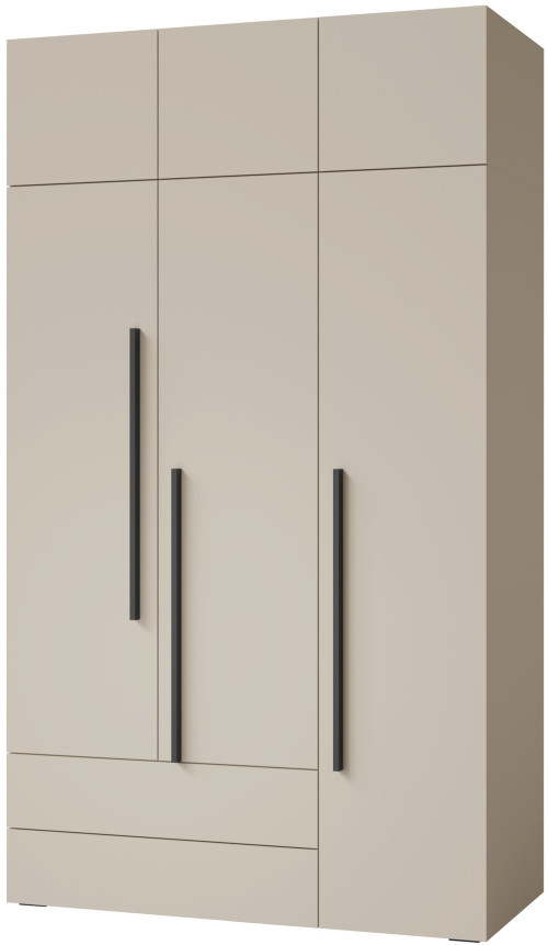 Trzydrzwiowa nadstawka na szafę LORIN 135 cm - kaszmir | Nadstawki meblowe Desire Furniture