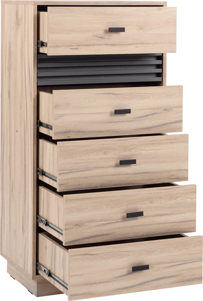 Wysoka komoda ALLMO 60x120 cm – z szufladami Wysoka komoda ALLMO 60x120 cm – z szufladami