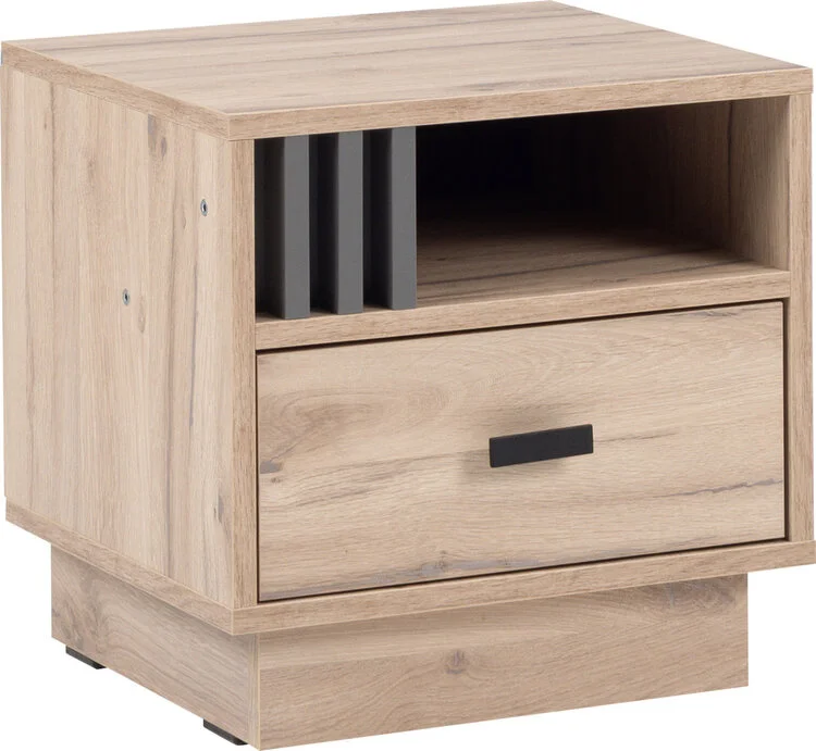 Szafka nocna ALLMO 40 cm – praktyczna szuflada i nowoczesny design Szafka nocna ALLMO 40 cm – praktyczna szuflada i nowoczesny design