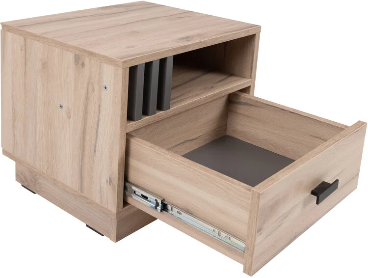 Szafka nocna ALLMO 40 cm – praktyczna szuflada i nowoczesny design Szafka nocna ALLMO 40 cm – praktyczna szuflada i nowoczesny design