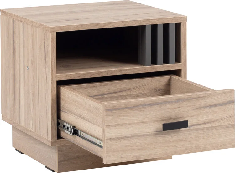 Szafka nocna ALLMO 40 cm – praktyczna szuflada i nowoczesny design Szafka nocna ALLMO 40 cm – praktyczna szuflada i nowoczesny design
