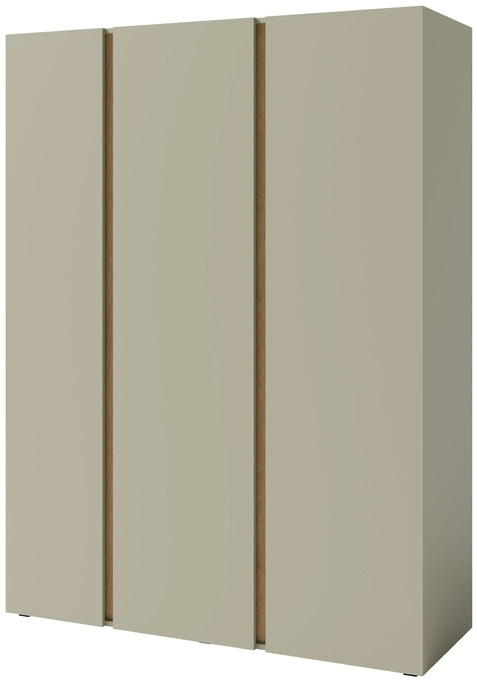Szafa trzydrzwiowa Luca 145 cm – elegancka, pojemna szafa do sypialni lub garderoby