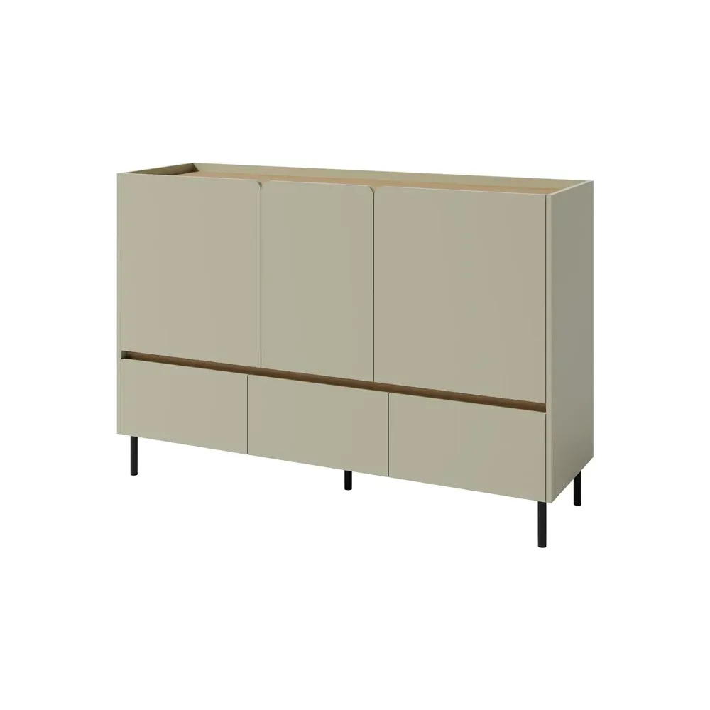 Komoda Luca 150 cm – nowoczesna komoda z szufladami i drzwiami