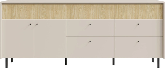 Komoda Malta w rozmiarze 203.5 cm - elegancja dopasowana do Twojego wnętrza
