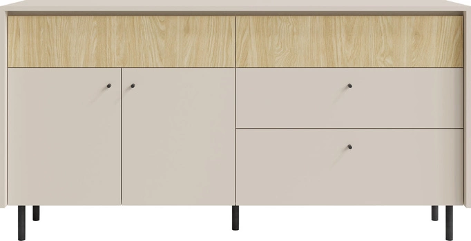 Komoda Malta w rozmiarze 163.5 cm - elegancja dopasowana do Twojego wnętrza
