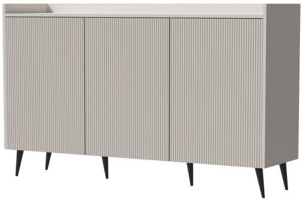 Trzydrzwiowa nowoczesna komoda 150 cm ADEMO - kaszmir