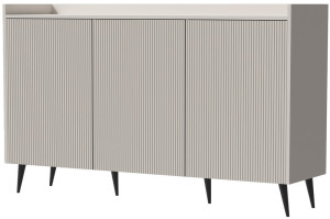 Trzydrzwiowa nowoczesna komoda 150 cm ADEMO - kaszmir