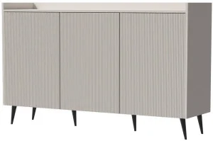 Trzydrzwiowa nowoczesna komoda 150 cm ADEMO - kaszmir