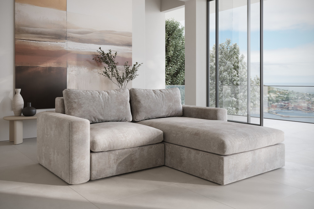 narożnik wypoczynkowy L komfortowy do relaksu