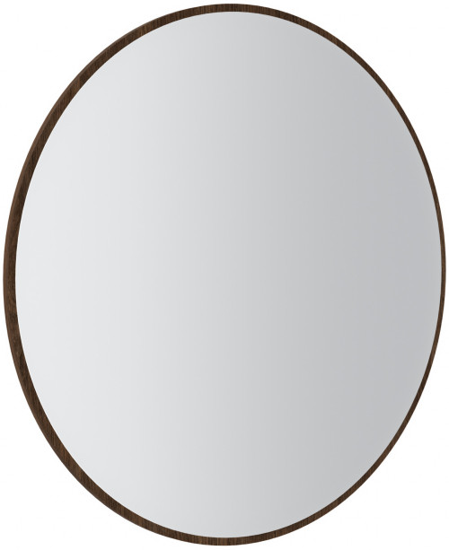 Okrągłe lustro OVALIO 100 cm wiszące – dąb dunin | Lustra okrągłe Desire Furniture