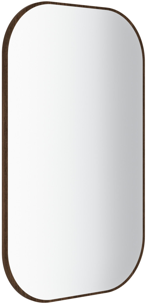Owalne lustro wiszące OVALIO 110 × 68 cm – dąb dunin | Lustra prostokątne Desire Furniture