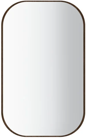 Owalne lustro wiszące OVALIO 110 × 68 cm – dąb dunin
