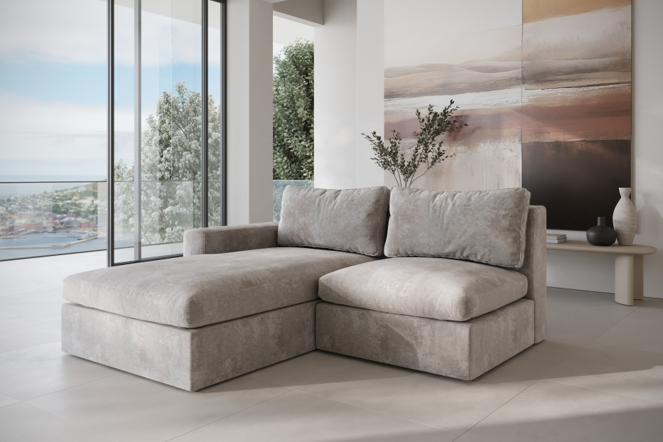 Narożnik SOFFICE L Model 2 z jednym boczkiem