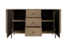Komoda do salonu OVALIO 165 cm z szufladami i szafkami – dąb cremona Komody nowoczesne Desire Furniture