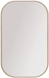 Owalne lustro wiszące OVALIO 110 × 68 cm – dąb cremona