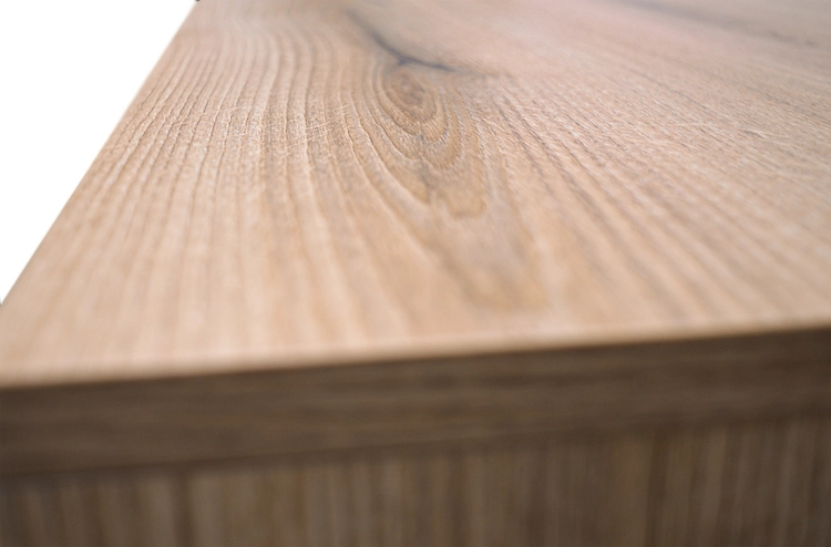 Nowoczesny stolik nocny do sypialni z szufladą OSAKA 52 cm, dąb evoke Szafki nocne Desire Furniture