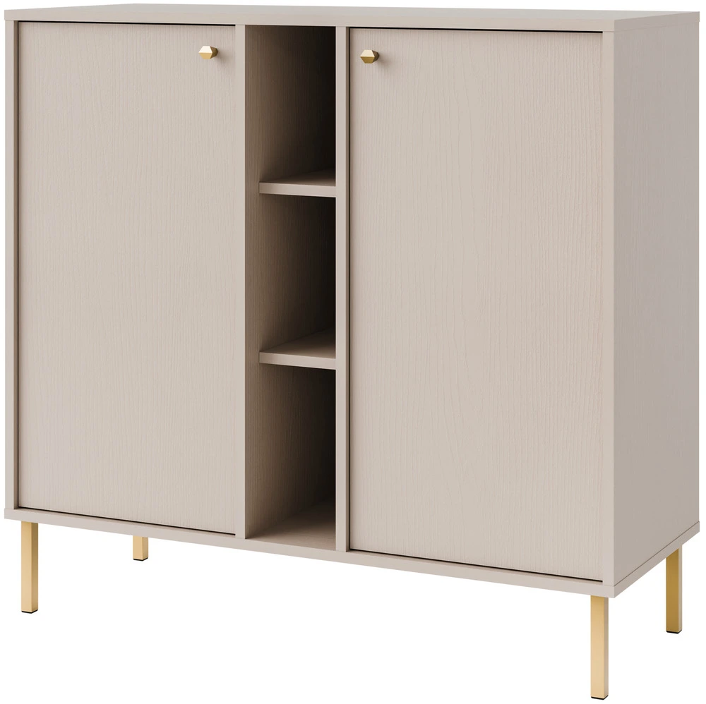Komoda TOKYO 100 cm, do salonu, do przedpokoju, beż piaskowy, nogi proste Tokyo Desire Furniture