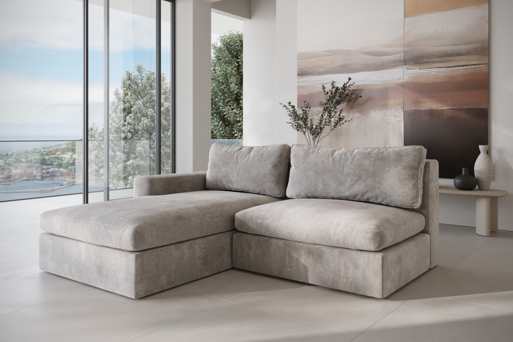 Narożnik SOFFICE L Model 4 z jednym boczkiem