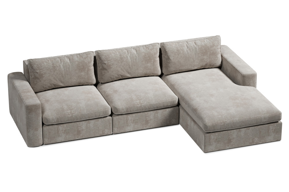 elegancki narożnik XL z dwoma podłokietnikami