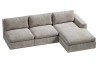 sofa narożna XL minimalistyczna forma