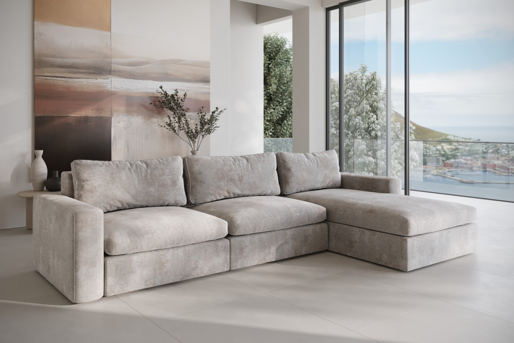 narożnik XL do salonu z wysokim komfortem