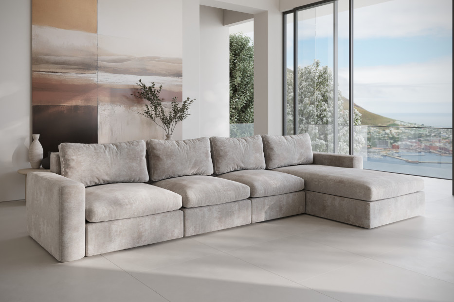 duży narożnik L premium do przestrzeni open space