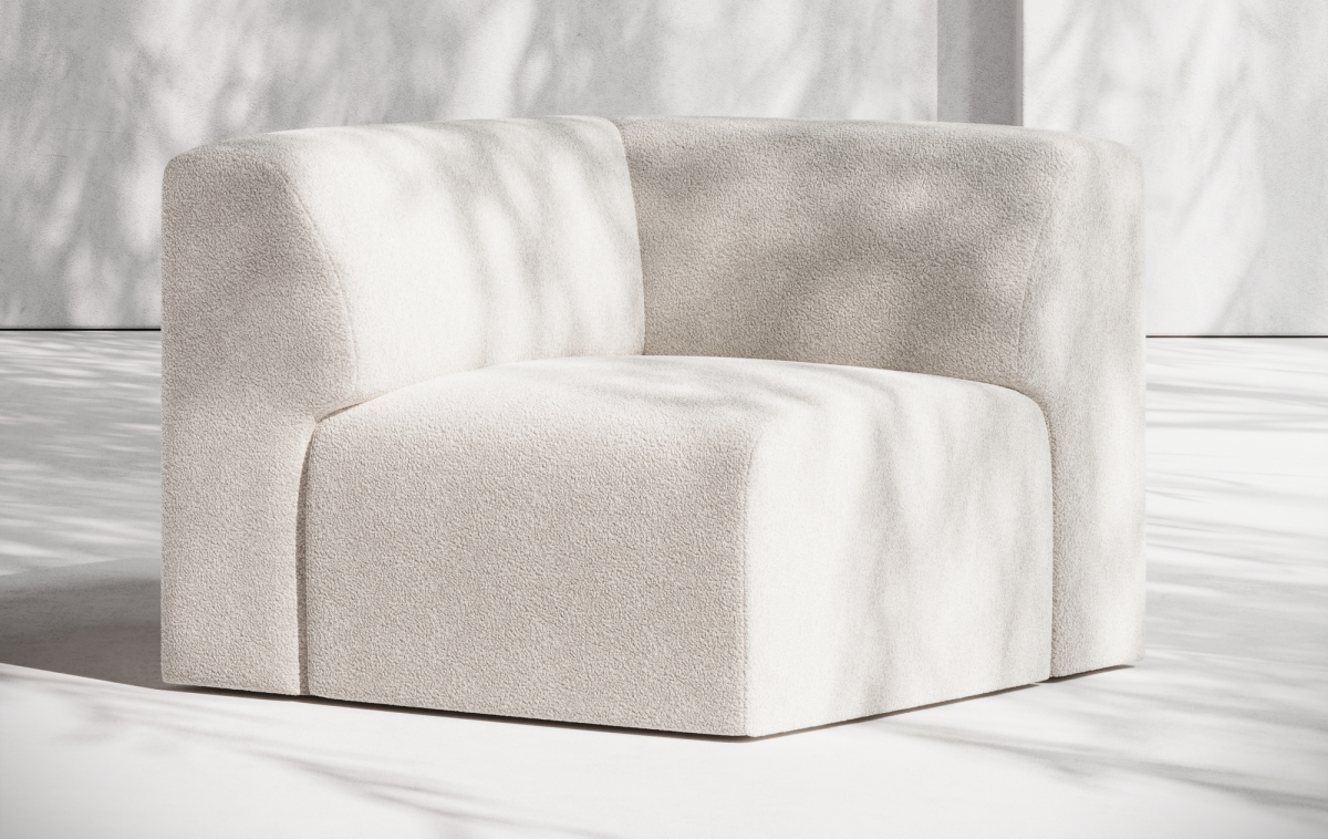 moduł narożny Modulare Element 1 – widok frontowy