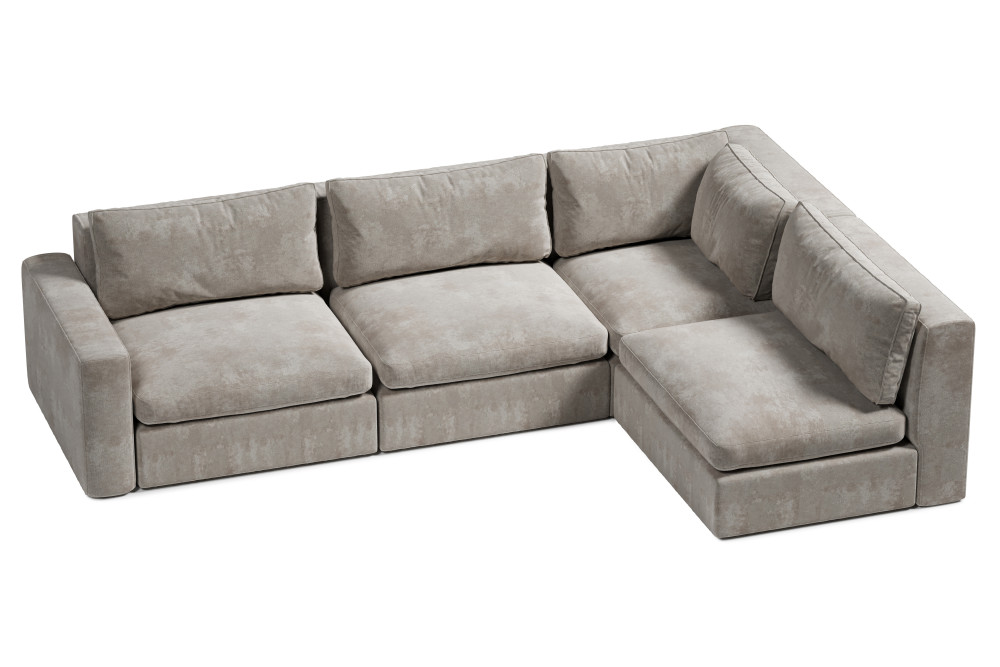 narożnik L do wnętrza minimalistycznego