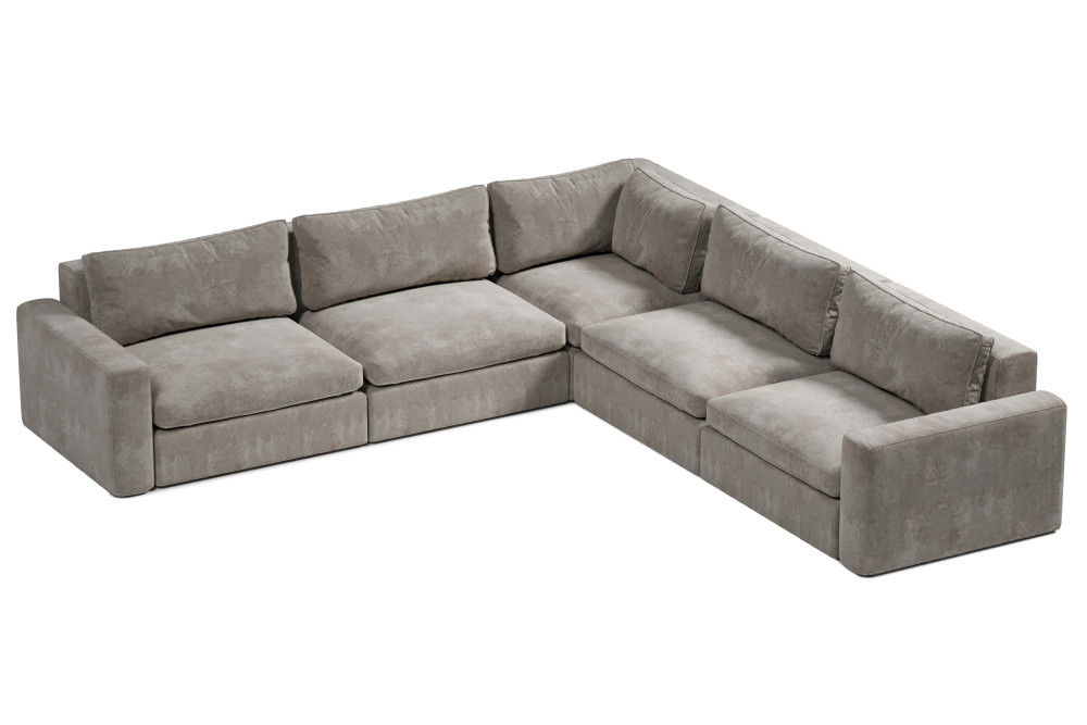 narożnik do dużego salonu z dwoma bokami