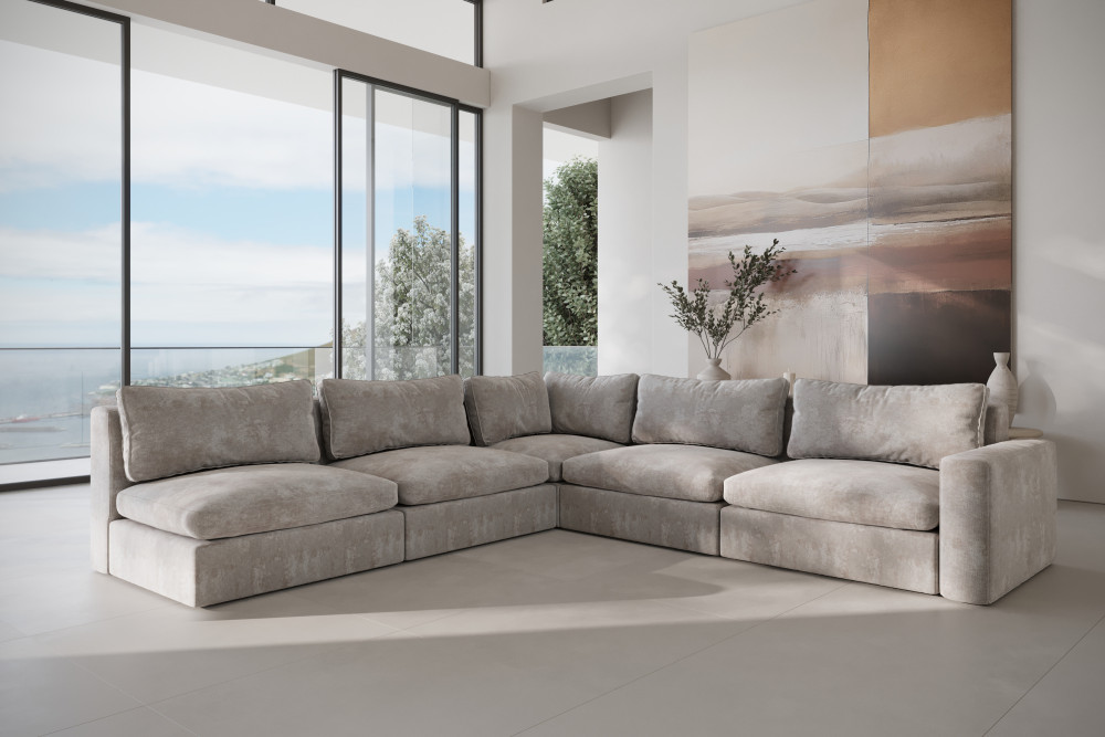 Narożnik SOFFICE L Model 17 XL z jednym boczkiem